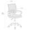 Home Heavenly Silla escritorio juvenil NALA giratoria y regulable en altura tapizada tejido 3D Gris