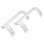 Tirador Puerta Frigorífico Beko 250mm Blanco Original 2 Unidades