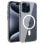 Cool Carcasa Magnética Transparente para iPhone 15 Pro