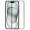 Cool Protector de Pantalla Cristal Templado Full 3D Negro para iPhone 15/ 16