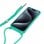 Cool Mint Smooth Cord Case für iPhone 15 Pro