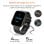 Contact Smartwatch Pantalla IPS 2.01" Negro