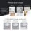 Ksix Glory SmartLED Plafon com Altifalante 5W RGB+CCT Integrado 6200Lm 58W Branco