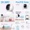 TP Link Tapo Cámara de Vigilancia IP 360º 2K 3MP 2K QHD+3MP INDOOR V2