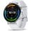 Montre connectée Garmin Venu 3, lunette en acier inoxydable de 45 mm, avec étui et bracelet en silicone blanc
