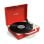 Tocadiscos Victrola Re-Spin Bluetooth Tracção Correia Vinil Altifalante Vermelho