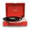 Tocadiscos Victrola Re-Spin Bluetooth Tracção Correia Vinil Altifalante Vermelho