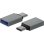 Aisens Mini Adaptador USB-C Macho para USB 3.2 Fêmea Cinzento