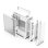 Zalman Z10 Duo Midi Tower Cristal Templado ARGB USB-C 3.0 Blanca