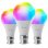 Nanoleaf Essentials Bulb A60 Pacote de 3 lâmpadas LED RGB reguláveis 9W B22