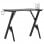 VidaXL Escritorio Gaming Patas Forma Y Negro 90x60x75cm