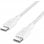 Cabo Belkin BoostCharge USB-C para USB-C trançado duplo PD 100W 2M branco