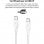 Cabo Belkin BoostCharge USB-C para USB-C trançado duplo PD 100W 2M branco