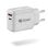 PcCom Essential Cargador USB-C 20W + USB Carga Rápida 3.0