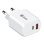 PcCom Essential Cargador USB-C 20W + USB Carga Rápida 3.0
