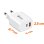PcCom Essential Cargador USB-C 20W + USB Carga Rápida 3.0
