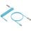 Newskill Coil Cable Cabo Espiral USB-C Azul