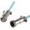 Newskill Coil Cable Cabo Espiral USB-C Azul