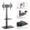 Equip 650613 Soporte de Suelo para TV 37"-75" VESA 600x400 hasta 40Kg