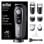 Braun BeardTrimmer BT9420 regolabarba Batteria 40 2 cm Bagnato e secco Nero, Grigio