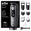Tondeuse Barbe Visage Braun BeardTrimmer BT9420 Sans Fil 180min Sec et Mouillé 40 Réglages 4 Sabots