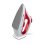 Bügeleisen Braun TexStyle 1 SI 1019 RD 1900 W 120 g/min Antihaftsohle Rot