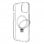 Muvit Recycletek Magsafe Funda Transparente con Soporte para iPhone 15
