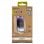 Custodia Muvit + cornice protettiva in vetro temperato piatto nero per iPhone 15