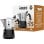 Cafetera Italiana Bialetti Moka Express 0,55 L 9 Tazas Aluminio Negro Plata