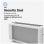 Universal Blue INKA 4020W Calefactor de Mica 1500W Blanco
