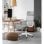 Home Heavenly Diora Silla de Oficina Gris