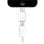 Ociodual Adaptador Conversor de Micro-USB a 8 Pines Blanco