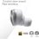 Technics EAH-AZ80E Auriculares TWS Bluetooth con Cancelación de Ruido Plata