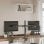 VidaXL Soporte para Monitor Doble Vesa 75/100 Mm Acero Negro