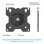Onkron D208E-B Supporto per Due Monitor 13"-34" Verticale Nero