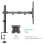 Onkron D121E-B Soporte Monitor 13"-34", 8kg max, VESA 75x75-100x100, Articulado, Negro
