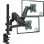 Onkron G140-B Soporte de Escritorio Brazo Doble para Monitor de 13"- 32" Negro