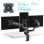 Onkron G280-B Supporto Braccio Mobile per Tre Monitor 13"- 32" Vesa 100 x 100 Nero