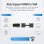 Vention AIDB0 Adaptador Conversor HDMI Macho para VGA Fêmea com Áudio Jack 3.5mm