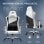 SENSE7 Spellcaster Senshi Edition XL Silla Gaming de Ecopiel Ergonómico Soporte Lumbar Blanca