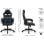 Silla Gaming Sense7 Knight Tela Negra Y Azul