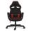 SENSE7 Knight Silla Gaming de Tela Ergonómico Soporte Lumbar Negra/Roja