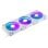 Phanteks D30 Kit 3 Ventiladores PWM 140 mm Flujo De Aire Invertido D-RGB Blanco