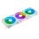 Phanteks D30 Kit 3 Ventiladores PWM 140 mm Flujo Regular D-RGB Blanco
