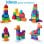 Mega Bloks Bolsa de Construcción Deluxe 60 piezas Azul