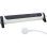 Legrand Multipresa con Protezione 3x Schuko 2P+T/USB-A/USB-C 1,5m Bianco/Nero