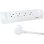 Legrand 4x Presa multipla Schuko ad angolo speciale per cucina 1m Bianco