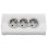 Multiprise Legrand 3 x Schuko + 2x USB avec support tablette 1,5 m Blanc
