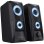 Trust GXT 606 JAVV Juego de Altavoces 2.0 RGB 12W Negros