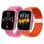 DCU Los Angeles Bluetooth 44,5mm TFT Púrpura Correas Rosa Naranja IP67 SpO2 Pulsómetro Sueño